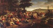 Peter Paul Rubens The Village Wedding (mk05) china oil painting reproduction